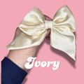 Ivory Bow Clip