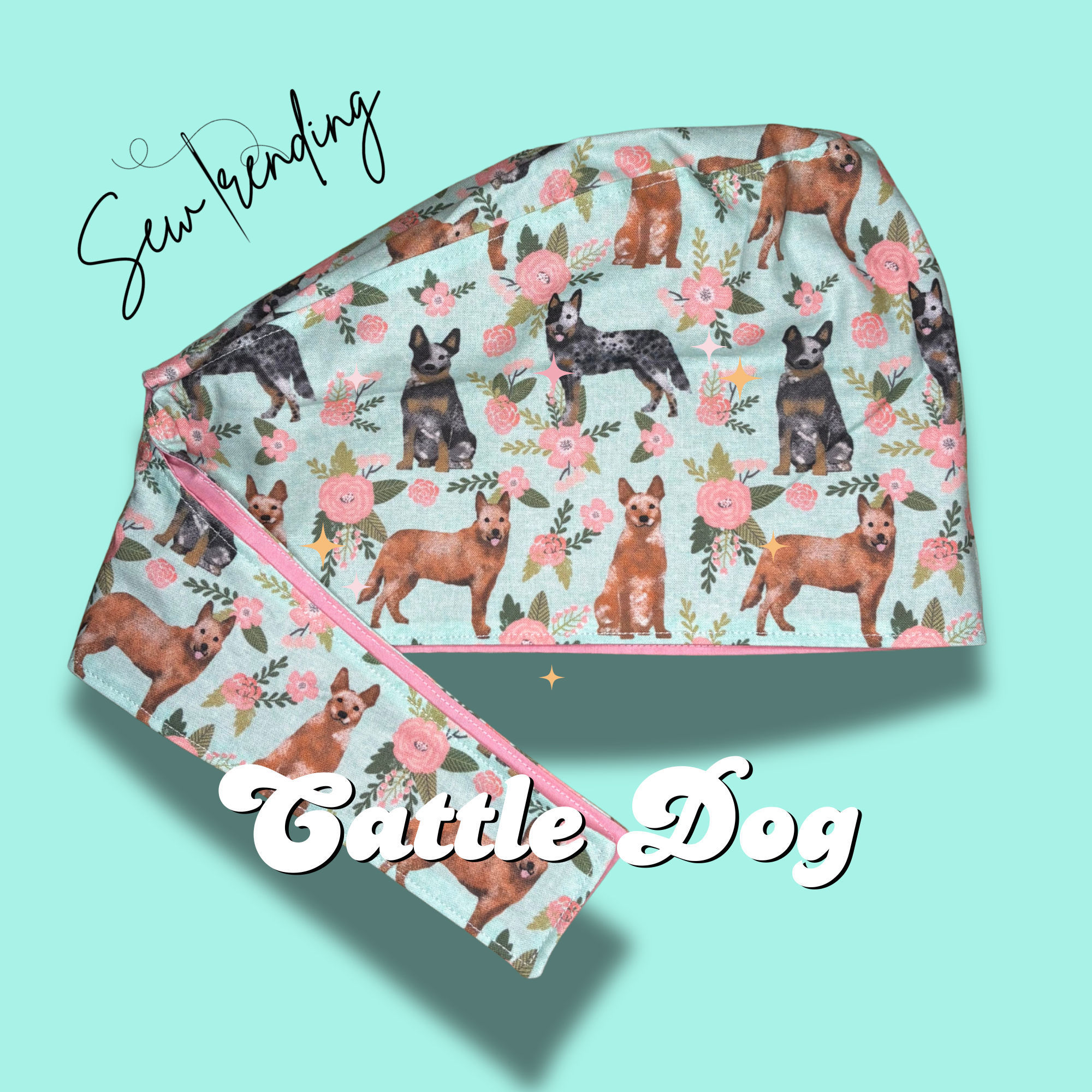 Cattle Dog Scrub Hat