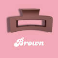 Brown Claw Clip