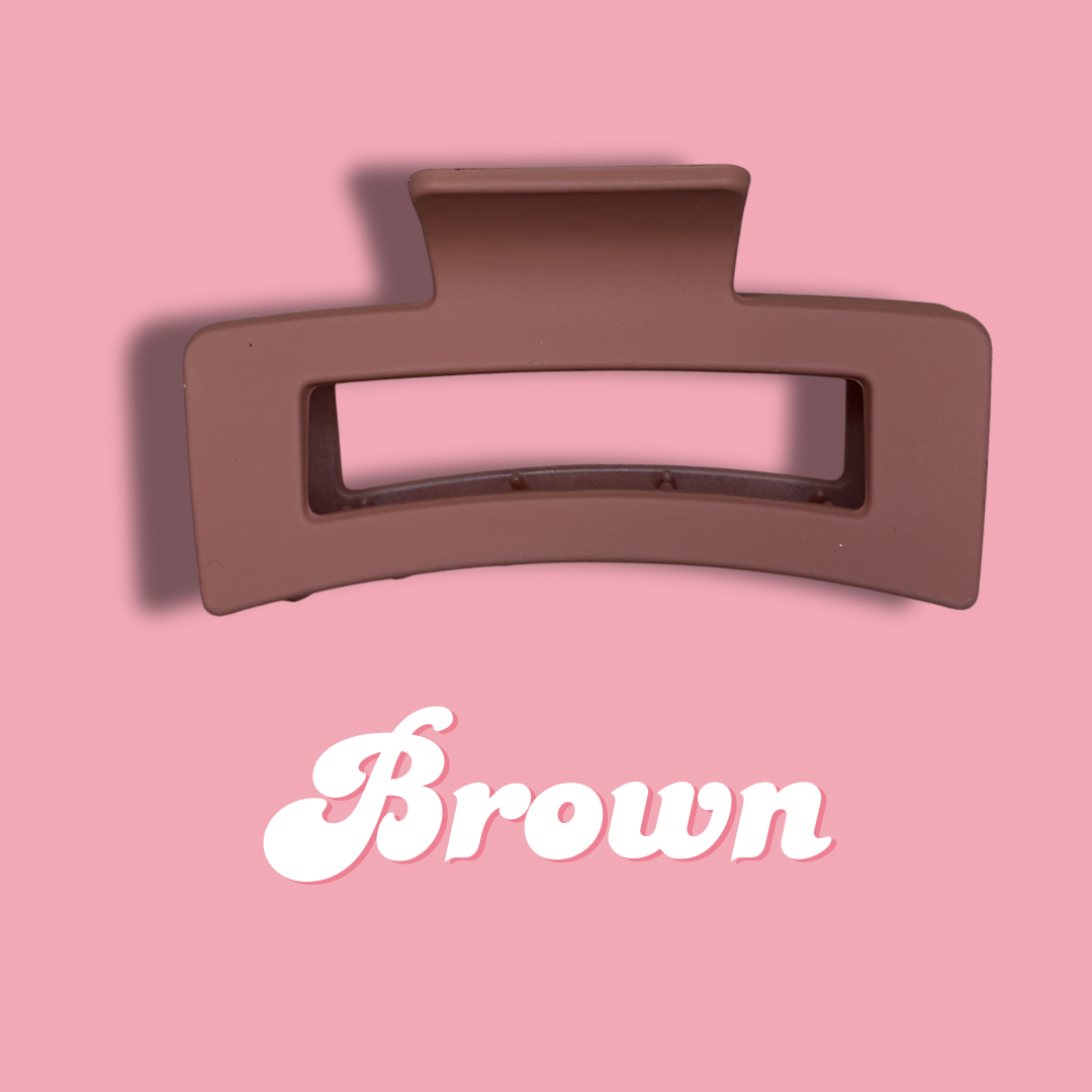 Brown Claw Clip