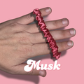 Musk Thin Satin Scrunchie