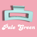 Pale Green Claw Clip