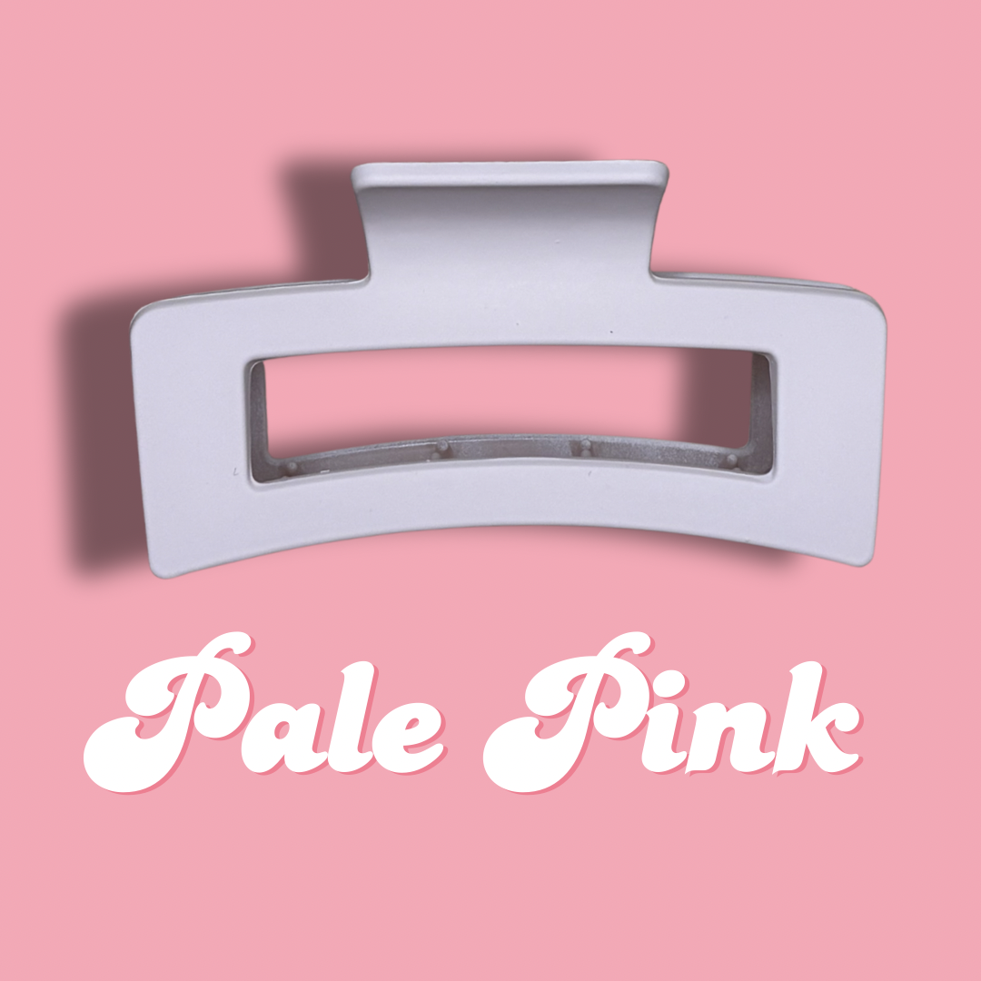 Pale Pink Claw Clip