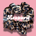 Leopard Satin Scrunchie