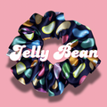 Jelly Bean Satin Scrunchie