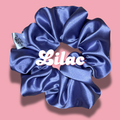 Lilac Satin Scrunchie