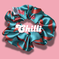 Chilli Satin Scrunchie