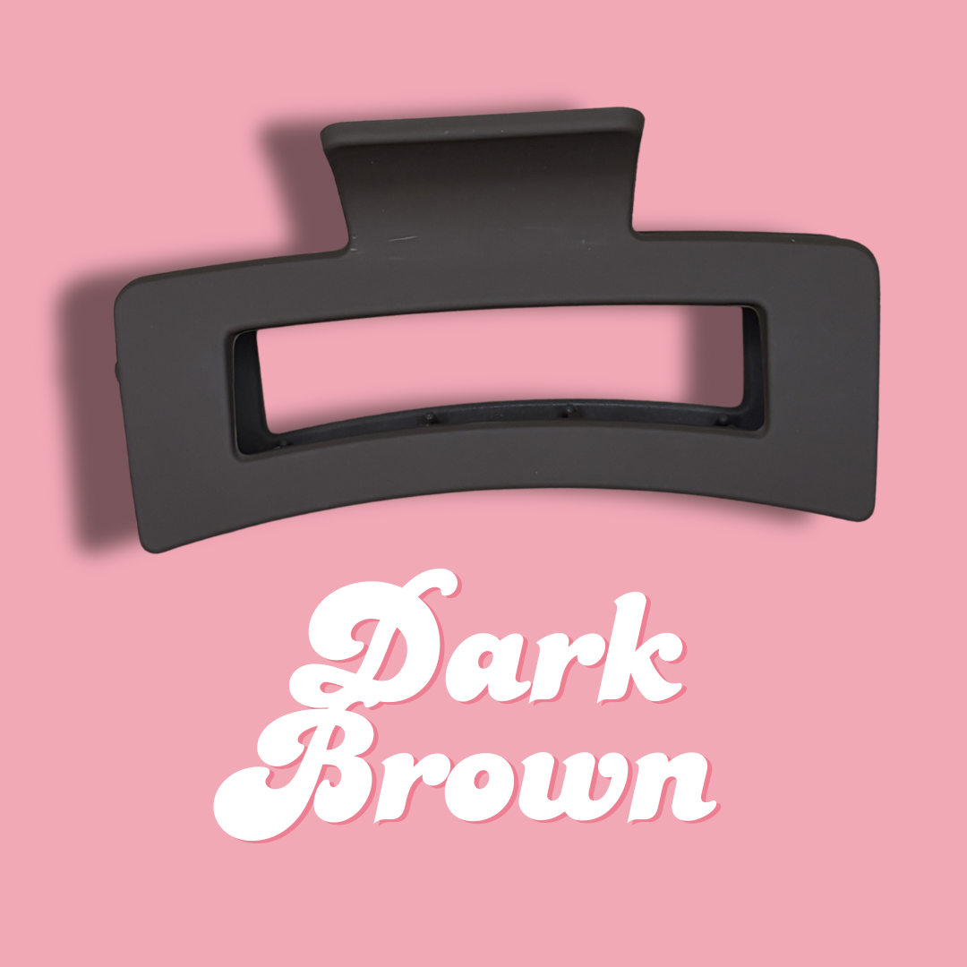 Dark Brown Claw Clip