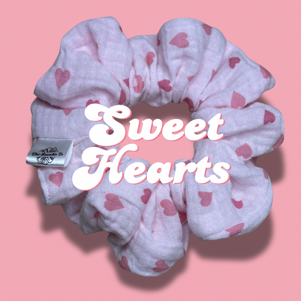 Sweet Hearts Scrunchie