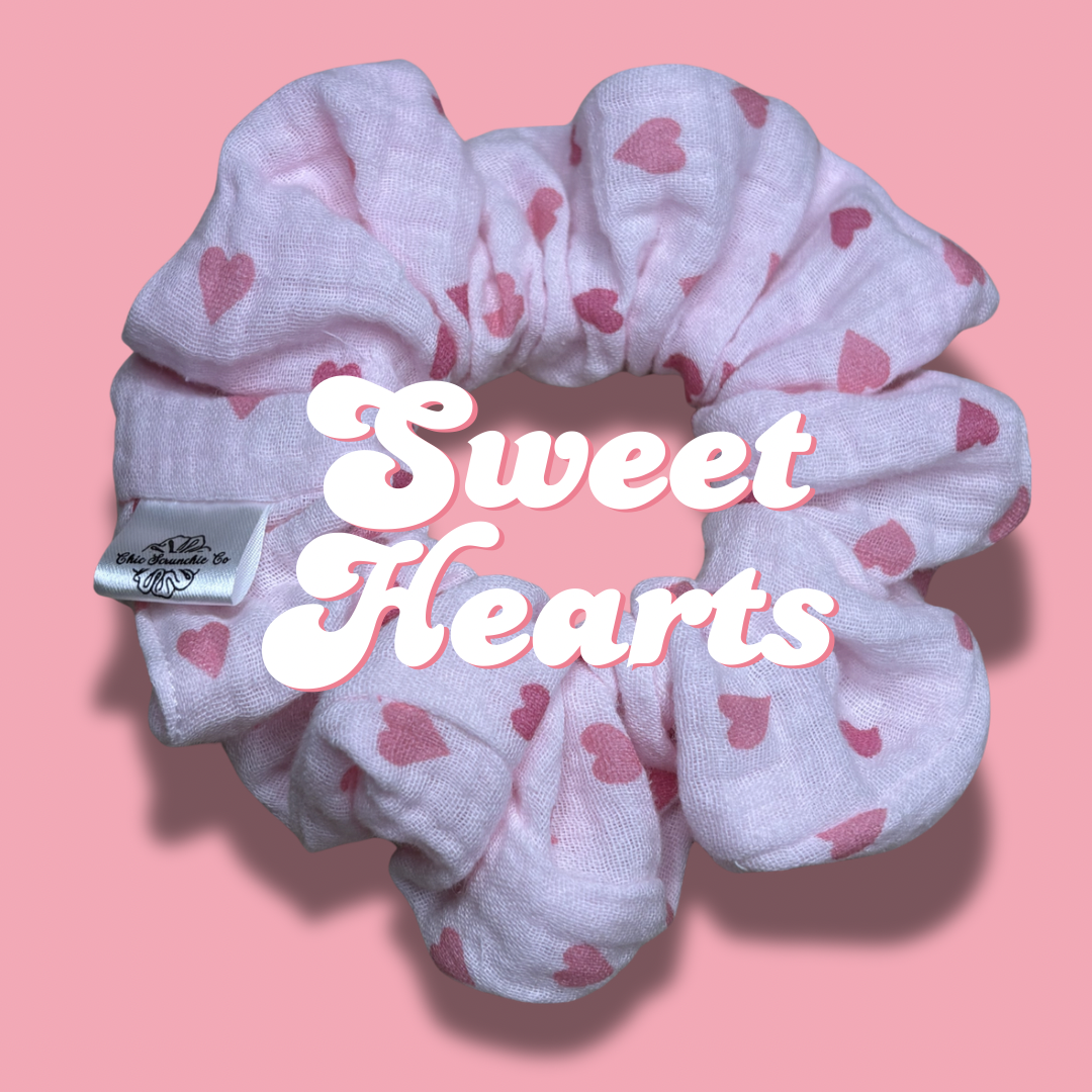 Sweet Hearts Scrunchie