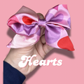 Hearts Bow Clip
