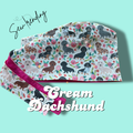 Cream Dachshund Scrub Hat